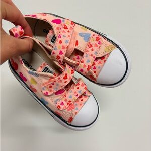 Converse Kids' Multicolor Heart Sneakers